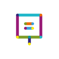 Multicoloured Screen icon in Mindroom colours
