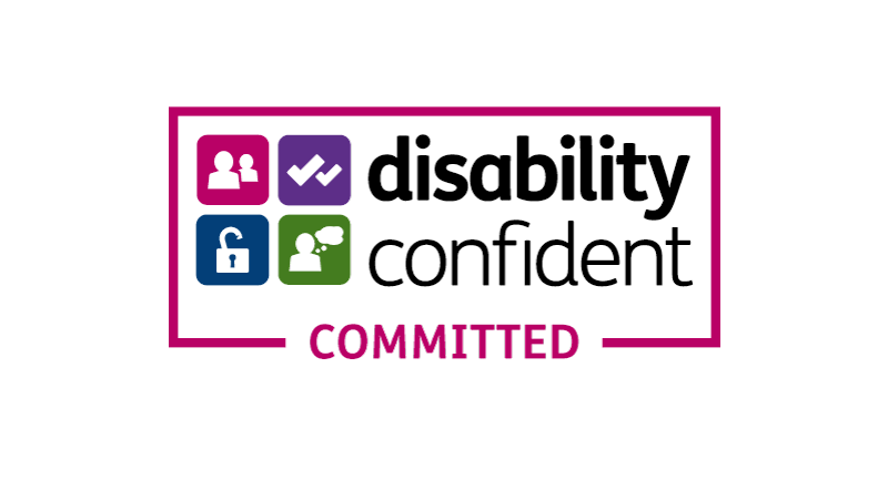 Disability Confident Committed employer logo